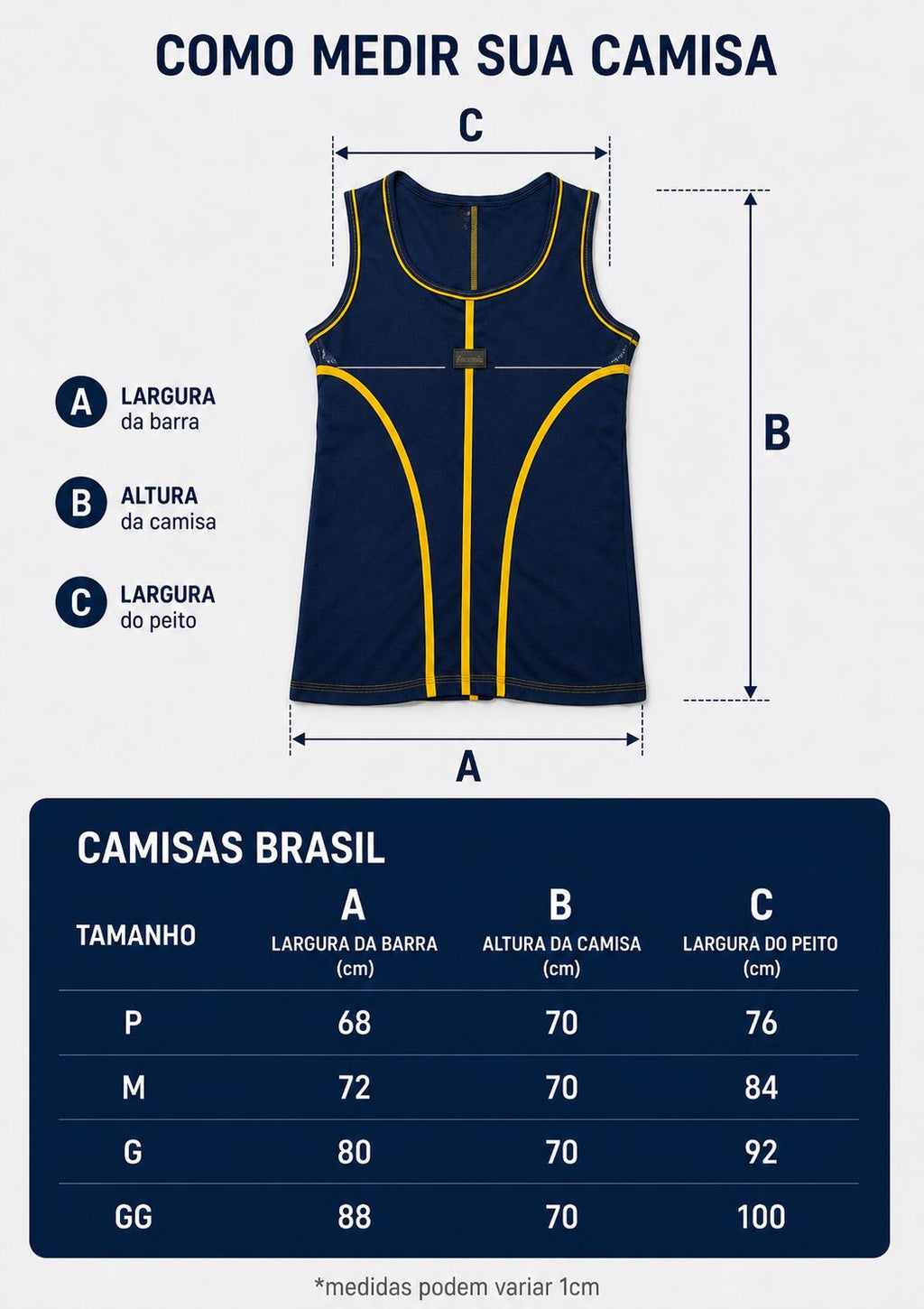 Regata Branco com Preto