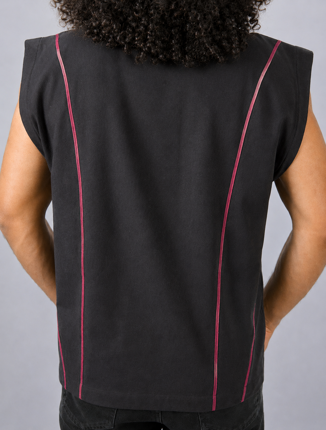Machão Cut Preto e Rosa