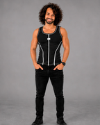 Regata Preto com  Branco