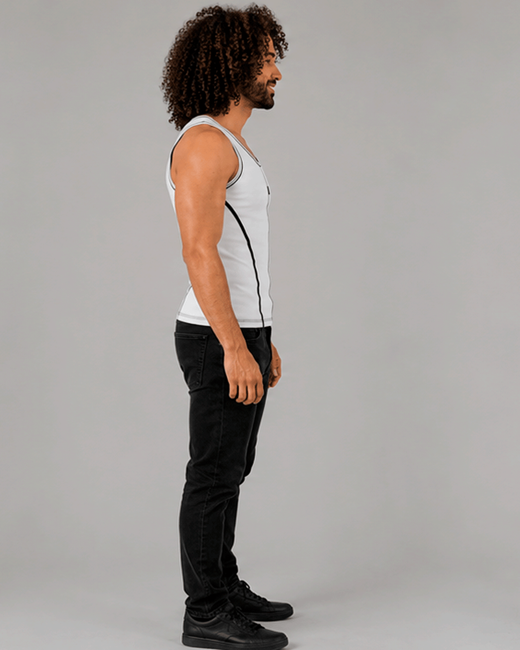 Regata Branco com Preto