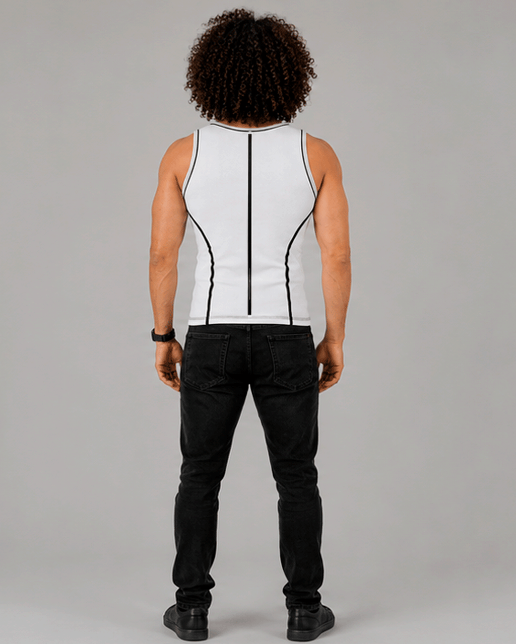 Regata Branco com Preto