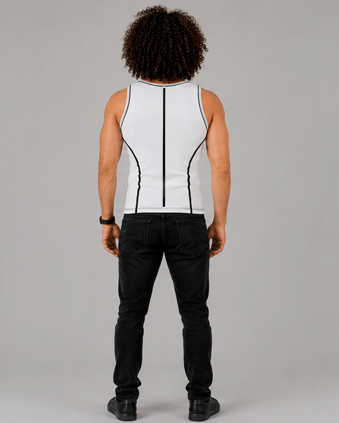Regata Branco com Preto